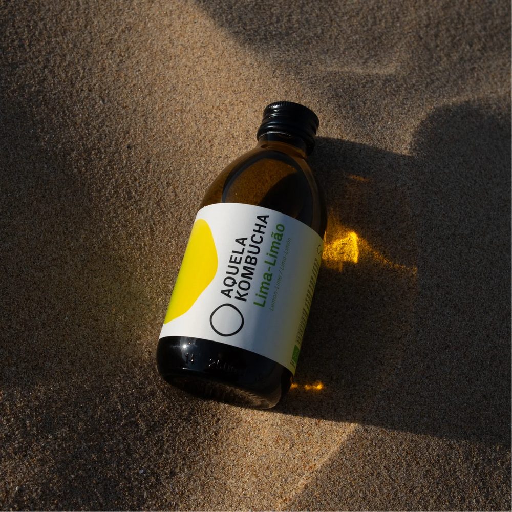 Aquela Kombucha Lima-Limão — garrafa 25 cl
